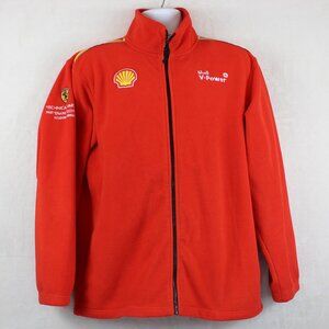 Shell Ferrari Scuderia Racing Fleece Zip Jacket Mens M